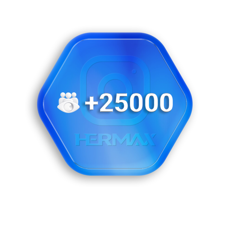 25000 ریچ و ایمپرشن پست اینستاگرام