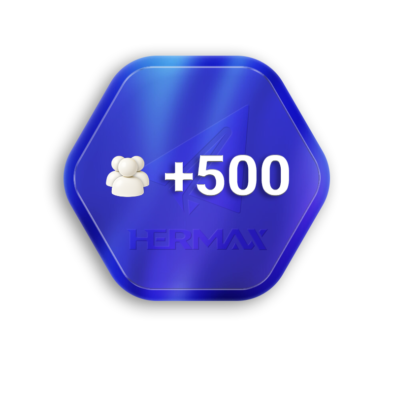 500 ممبر گروه تلگرام