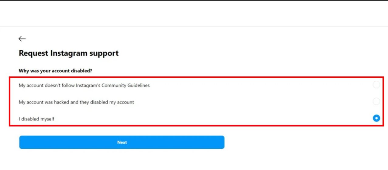 جدیدترین راهکارهای برگرداندن پیج دیسیبل شده اینستاگرام