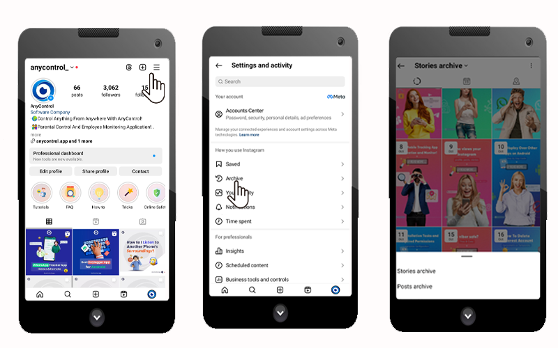 آموزش کامل آرشیو اینستاگرام کجاست و چطور پست و استوری را برگردانیم؟ هرمکس آموزش کامل آرشیو اینستاگرام کجاست و چطور پست و استوری را برگردانیم؟