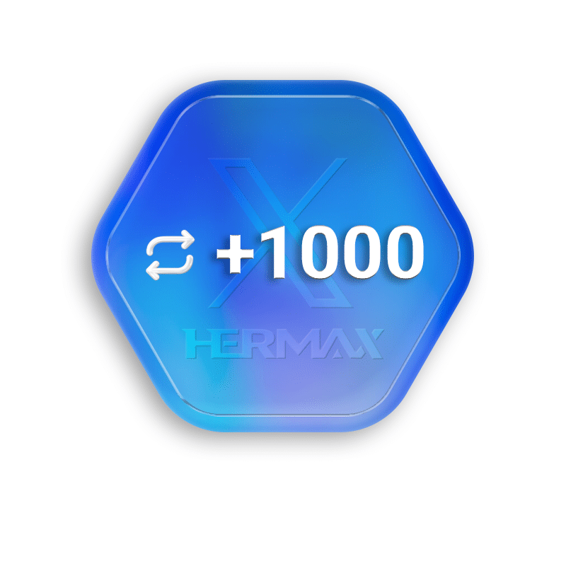 1000 ری توییت ایکس (توییتر)