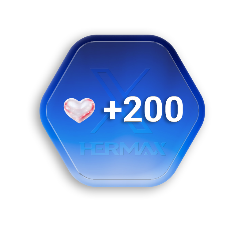 200 لایک ایکس (توییتر)