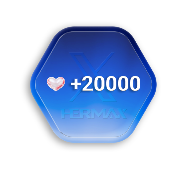 20000 لایک ایکس (توییتر)